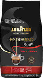 Kokonaiset Espresso Barista Gran Crema -pavut